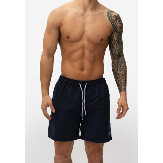 Happy Shorts Happy Shorts Men's Swim Short Plain Dark Blue