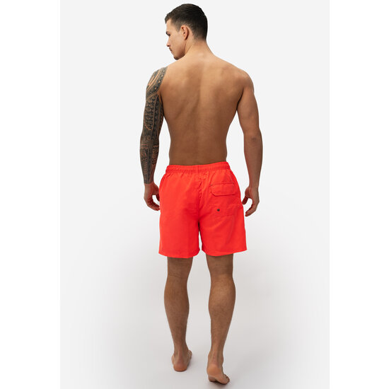 Happy Shorts Happy Shorts Men's Swim Short Plain Neon Red