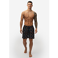 Happy Shorts Happy Shorts Men's Swim Short Geometric Print Dark Blue