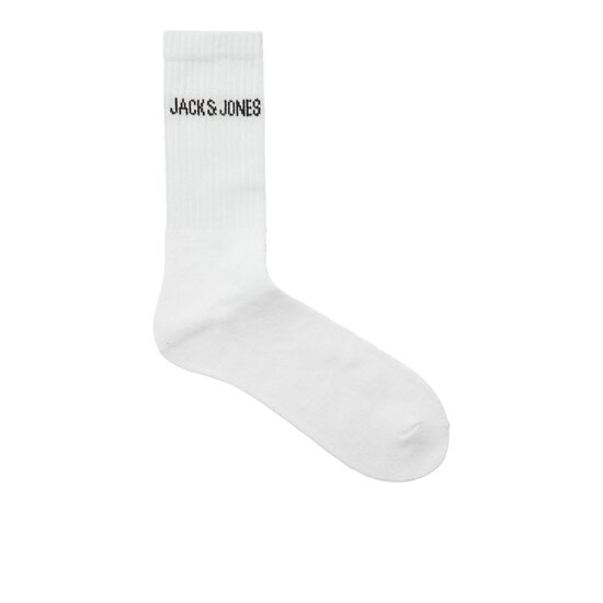 Jack & Jones Jack & Jones Men's Sports Socks JACREGEN Tennis Socks 5-Pack White - One Size