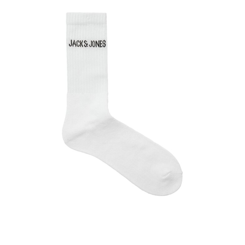 Jack & Jones Jack & Jones Men's Sports Socks JACREGEN Tennis Socks 5-Pack White - One Size