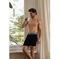 Phil & Co Phil & Co Boxer Shorts Men's Long-Pipe Boxer Briefs 3-Pack Black