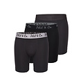 Phil & Co Phil & Co Boxer Shorts Men's Long-Pipe Boxer Briefs 3-Pack Black