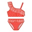 Name It Name It Girls Bikini Set Kids NMFZEDOT Hearts Print Red