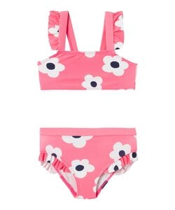 Name It Meisjes Bikiniset Kinderen NMFZULLE Bloemenprint Roze