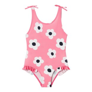 Name It Girls Swimsuit Children Floral Print Pink