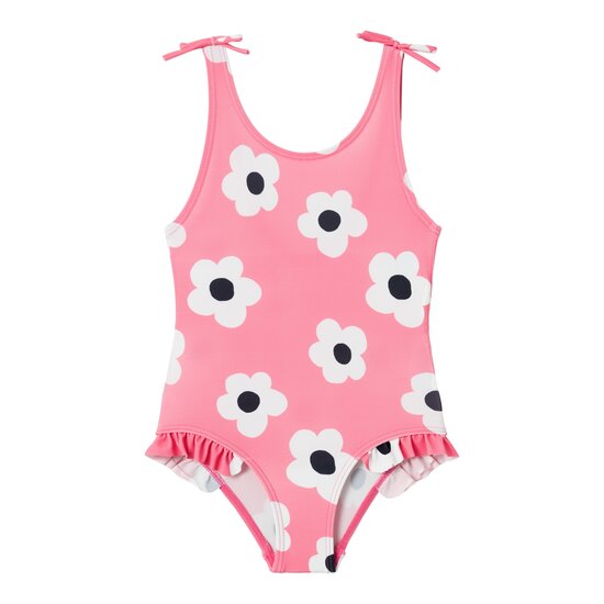 Name It Name It Girls Swimsuit Children Floral Print Pink