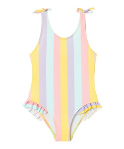 Name It Girls Swimsuit Kids Striped Multicolor