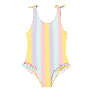 Name It Girls Swimsuit Kids Striped Multicolor