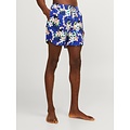 Jack & Jones Jack & Jones Men's Swim Shorts JPSTFIJI AOP Blue Tropical Paradise Print
