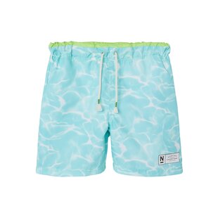 Name It Jongens Zwemshort Kinderen NKMZAGLO Waterprint Blauw