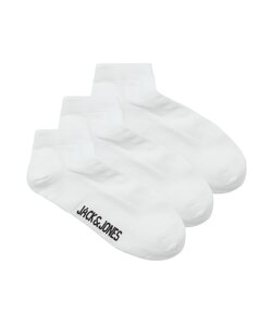 Jack & Jones Men's Sneaker Socks JACLOUIS DONGO 3-Pack White