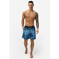 Happy Shorts Happy Shorts Men's Swim Short Faded Palm Tree Print Blue