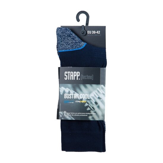 STAPP Stapp Techno Unisex Boston Cool Work Socks 27400 Dark Blue 1-Pair