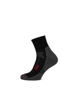 Stapp Techno Unisex Boston All Season Quarter Work Socks 27405 Black 1-Pair