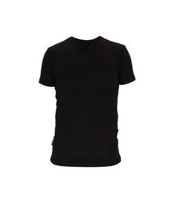 Basset Ladies/Gentlemen Bamboo T-Shirt Round Neck Black