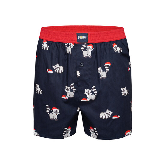 Happy Shorts Happy Shorts Wide Christmas Boxer Shorts Men Raccoon