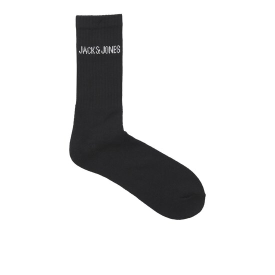 Jack & Jones Jack & Jones Men's Sports Socks JACREGEN Tennis Socks 5-Pack Black - One Size