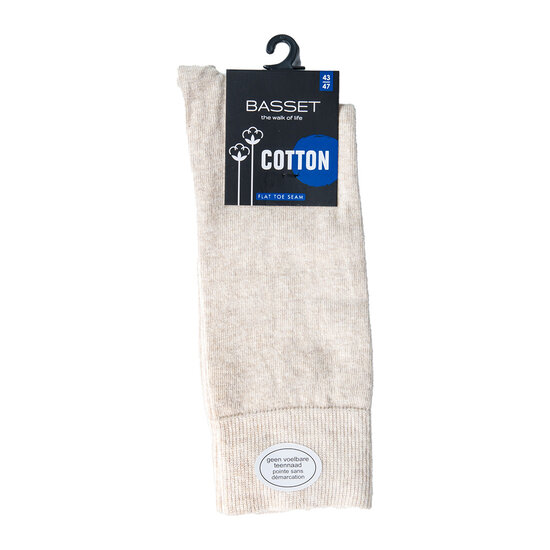 Basset Basset Men's Socks Cotton Beige