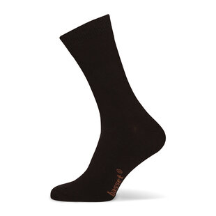 Basset Men's Socks Cotton Dark Brown