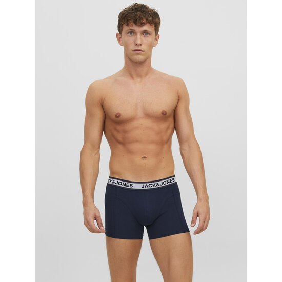 Jack & Jones Jack & Jones Heren Boxershorts Trunks JACMARCO Oranje/Blauw 3-Pack