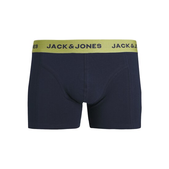 Jack & Jones Jack & Jones Heren Boxershorts Trunks JACANDRÉ Groen/Rood/Donkerblauw 3-Pack