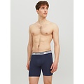 Jack & Jones Jack & Jones Men's Boxer Shorts Long Leg JACSOLID Boxer Briefs 3-Pack Grey/White/Blue