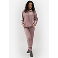 Apollo Apollo Dames Huispak Loungewear Fleece Incl Capuchon Pastel Roze