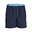 Jack & Jones Jack & Jones Heren Zwemshorts JPSTFIJI Dubbele Waistband Effen Donkerblauw/Neon Blauw