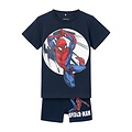 Name It Name It Kinder Pyjama Jongens Kort Blauw Spiderman