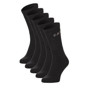 Caterpillar Men's Performance Sports Sock Black 5-Pack