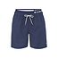 Happy Shorts Happy Shorts Mens Swim Shorts Double Waistband Solid Navy Blue