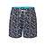 Happy Shorts Happy Shorts Heren Zwemshort Geometrische Print Donkerblauw