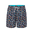 Happy Shorts Happy Shorts Men's Swim Short Geometric Print Dark Blue