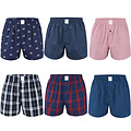 MG-1 MG-1 Wijde Boxershorts Heren 6-Pack D210 Assorti Multipack