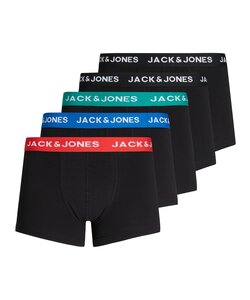 Jack & Jones Boxershorts Heren JACHUEY 5-Pack Zwart