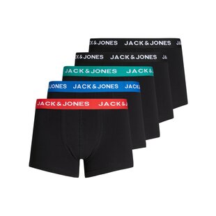 Jack & Jones Boxershorts Heren JACHUEY 5-Pack Zwart