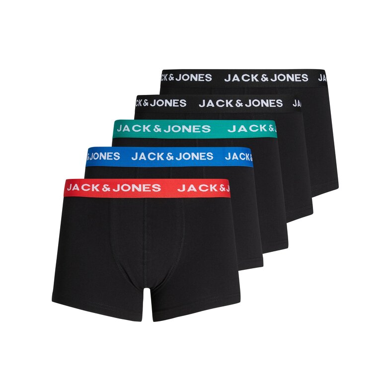 Jack & Jones Jack & Jones Boxershorts Heren JACHUEY 5-Pack Zwart