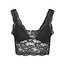 PIECES Pieces Ladies Bralette Bra Top Lace Microfiber Black