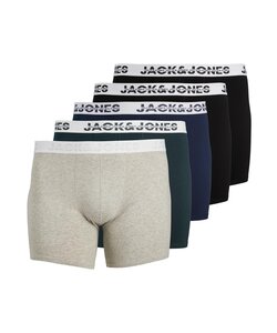 Jack & Jones Plus Size Boxer Shorts Men's Trunks JACDALLAS Plain 5-Pack