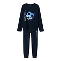 Name It Name It Kinder Pyjama Jongens Lang Blauw Football