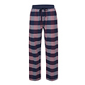 Phil & Co Phil & Co Heren Pyjamabroek Lang Geruit Flanel Blauw/Rood