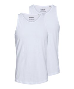 Jack & Jones Men's Tank Top JACBASIC Cotton White 2-Pack