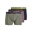 Jack & Jones Jack & Jones Heren Boxershorts Trunks JACANDRÉ Groen/Rood/Donkerblauw 3-Pack