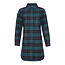 By Louise By Louise Dames Pyjama Nachthemd Flanel Geruit Groen