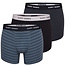 Happy Shorts Happy Shorts 3-Pack Boxer Shorts Men D923 Stripes Print
