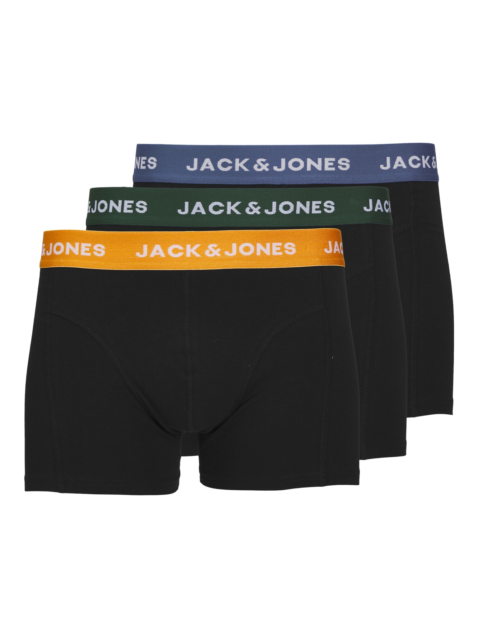 Jack Jones Jack Jones Heren Boxershorts Trunks JACGAB Zwart 3 Pack