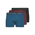 Jack & Jones Jack & Jones Boxer Shorts Men's Microfiber Trunks JACMAVE Solid 3-Pack