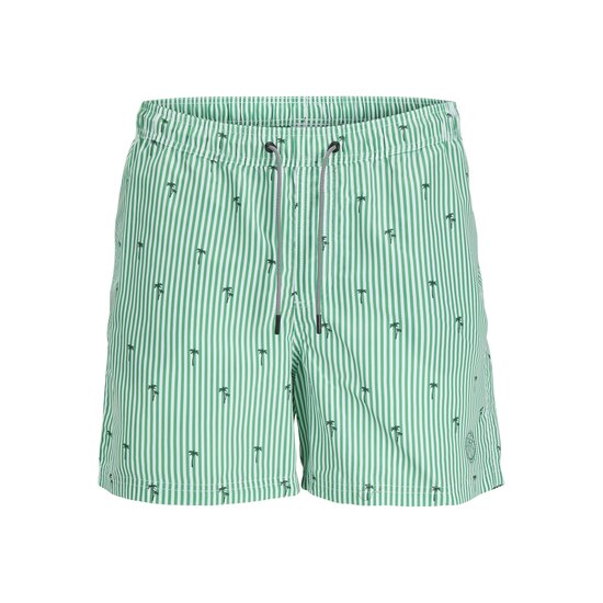 Jack & Jones Jack & Jones Men's Swim Short Striped Green