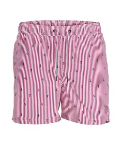 Jack & Jones Men's Swim Short Striped Pink